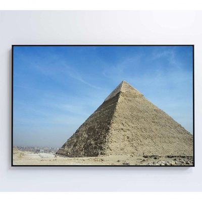 Quadro Piramide De Gizé 60x40 Cm Adesivo Fotográfico
