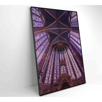 Quadro Arquitetura Igreja 80x120 Cm Adesivo Fotográfico