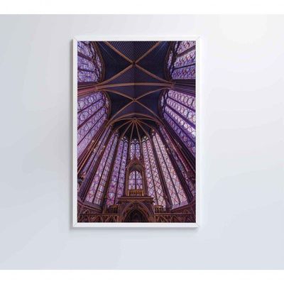 Quadro Arquitetura Igreja 80x120 Cm Adesivo Fotográfico