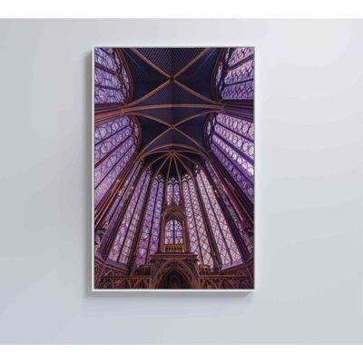 Quadro Arquitetura Igreja 80x120 Cm Adesivo Fotográfico