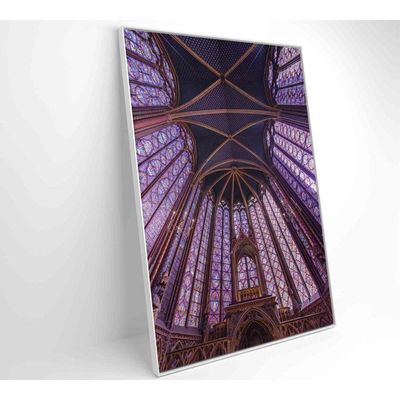 Quadro Arquitetura Igreja 80x120 Cm Adesivo Fotográfico