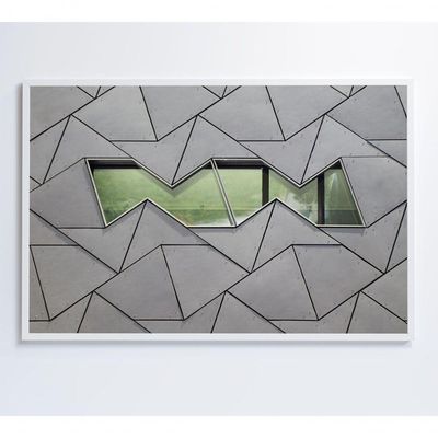 Quadro Arquitetura Formas 90x60 Cm Tecido Canvas