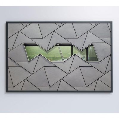Quadro Arquitetura Formas 90x60 Cm Tecido Canvas