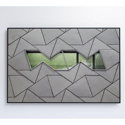 Quadro Arquitetura Formas 90x60 Cm Tecido Canvas