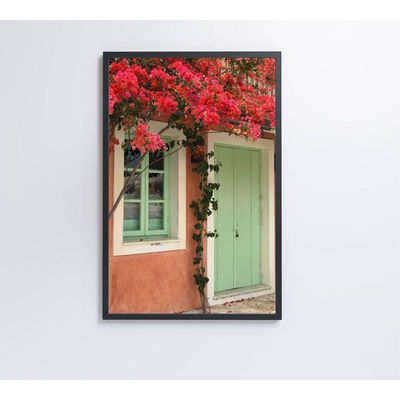 Quadro Fachada Casa 80x120 Cm Adesivo Fotográfico