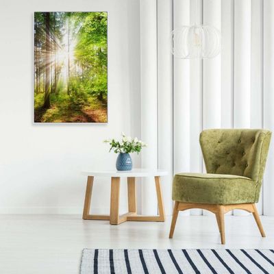 Quadro árvore Verde 1 60x90 Cm Adesivo Fotográfico