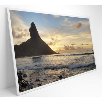 Quadro Pico Fernando De Noronha 90x60 Cm Adesivo Fotográfico