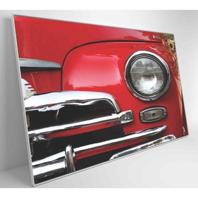 Quadro Frente Carro Clássico 60x40 Cm Adesivo Fotográfico