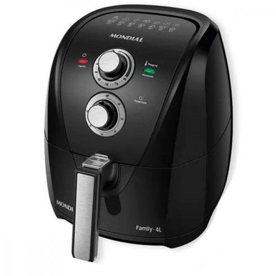 Fritadeira Sem Óleo Air Fryer Mondial 4 Litros 1500w Preto 127V.