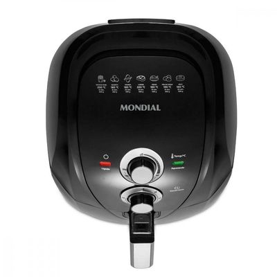 Fritadeira Sem óleo Air Fryer Mondial 4 Litros 1500w Preto 127V