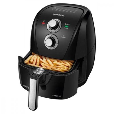 Fritadeira Sem óleo Air Fryer Mondial 4 Litros 1500w Preto 127V