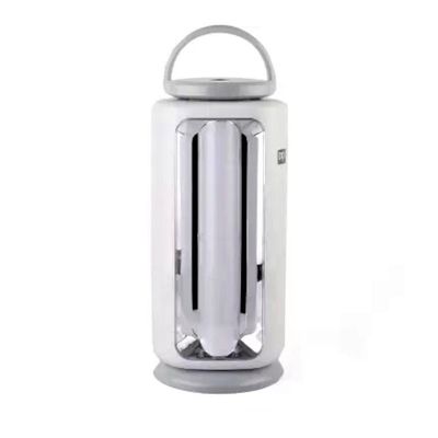 Lanterna Led Recarregável 1800mah Portátil Emergência Bivolt Cor:cinza