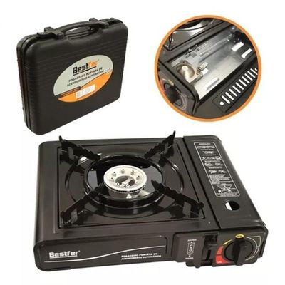 Fogareiro Fogão Portátil A Gás Flex Pescaria Camping Picnic