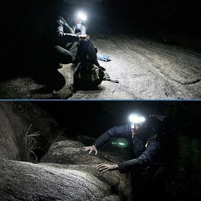 Lanterna De Cabeça Sensor Movimento Led Cob Xpe Ajustavel