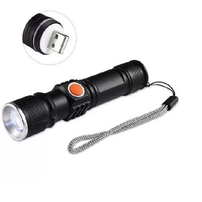 Lanterna Led Recarregável Usb Profissional