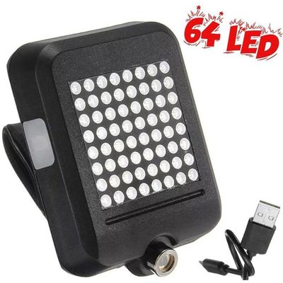 Lanterna Sinalizador Bicicleta Seta Luz Freio Automática