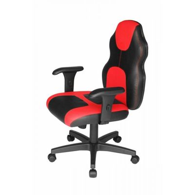 Cadeira Gamer com Braço Vermelho Design Office Móveis