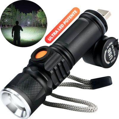 Lanterna Tatica 880000w Militar Longo Alcance T6 Usb
