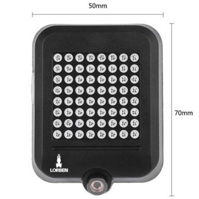 Lanterna Bicicleta Traseira Seta Luz Usb 64 Leds 873 Lorben