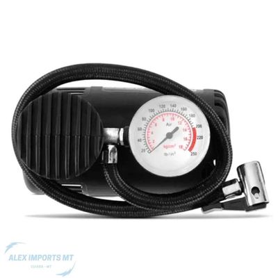 Compressor De Ar 12V Para Encher Pneu Bola Bike Mini