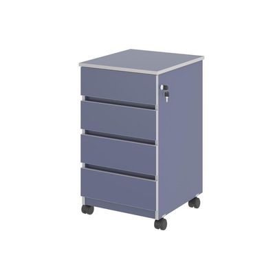 Arquivo Com 4 Gavetas Verbena Azul