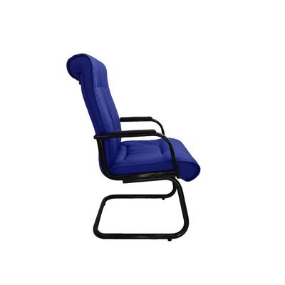 Cadeira Interlocutor Para Escritório Linha Itália Azul
