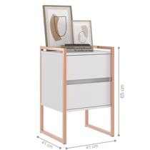 Gaveteiro Industrial Com Gaveta Lelly Branco Cobre