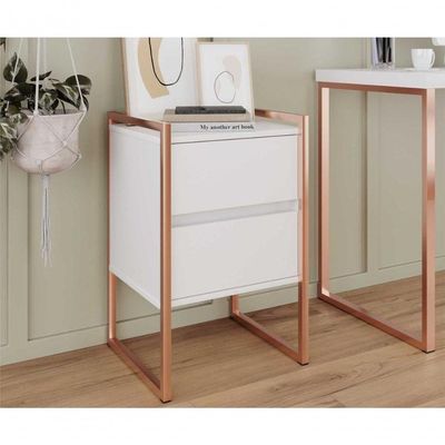 Gaveteiro Industrial Com Gaveta Lelly Branco Cobre