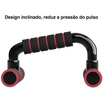 Par De Barras De Apoio Para Flexão De Braço Lorben Exercícios Fitness Calistenia Gt6195-r