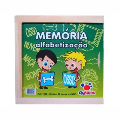 Jogo Da Memória - Alfabetização - Ciabrink
