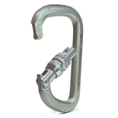 Mosquetão Aço 45kn Assimétrico D Rosca Ce En Nbr Usclimb Keylock
