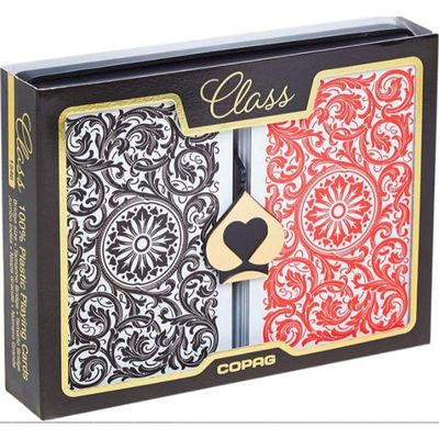 Estojo De Baralho Duplo Class - 100% Plástico - Copag -