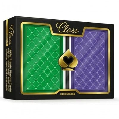 Estojo De Baralho Duplo Class - 100% Plástico - Copag -