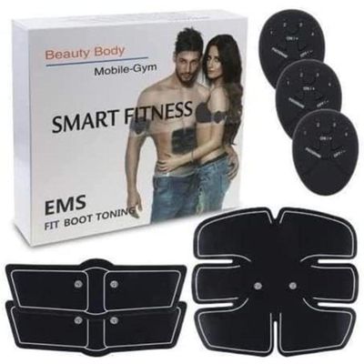 Kit Estimulador Tonificador Abdominal E Levanta Bumbum Ems 4 Em 1