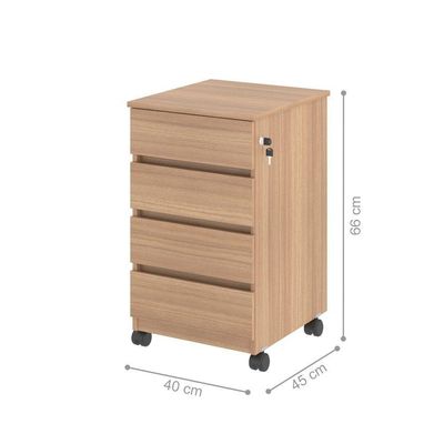Arquivo Com 4 Gavetas Verbena Montana