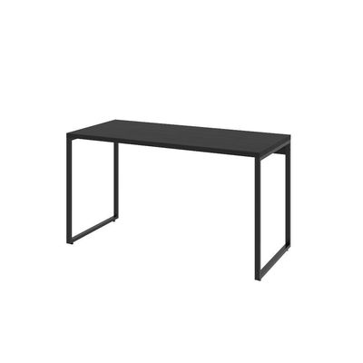 Mesa Office 135X60X75Cm Preto Ônix / Est.Preta