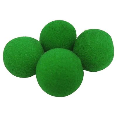 4 Bolas De Espuma Comum - 2 Inch 5 Cm Cores Variadas Cor Verde