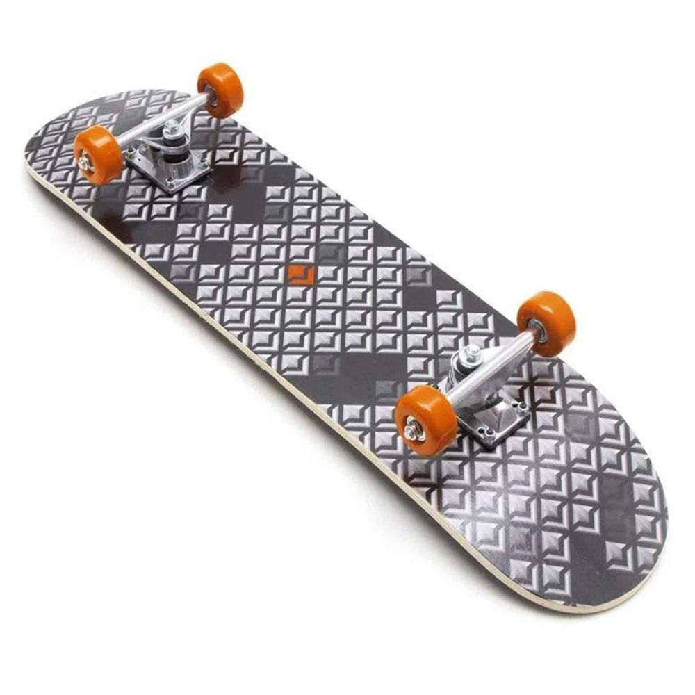 Skate Adulto Rolamento 608z Com Rodas Em Pvc Vollo Preto