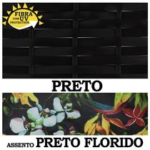 Balanço Suspenso Ninho Suporte Almofada Preto Florido Preto