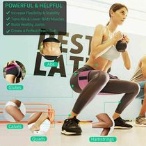 Kit 3 Faixas Elasticas De Exercicios Hip Resistance Bands