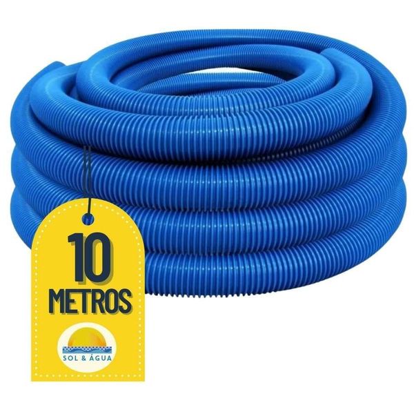 Mangueira Para Limpeza De Piscinas Flexível Flutuante 10 Metros