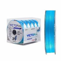 Linha De Pesca Multifilamento 4 Fios Victoria Azul 500m Medida 0,55mm