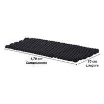 Rede Flutuante Tricô Náutico Pequena Trama Original Preto