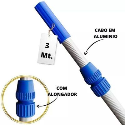 Cabo Telescopico Para Piscina 3 Metros - Netuno