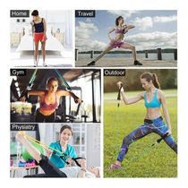Kit Elástico Extensor Treinamento Pilate Fitness Bands Power