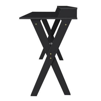 Escrivaninha Mesa Para Computador 3 Nichos Preto Artany