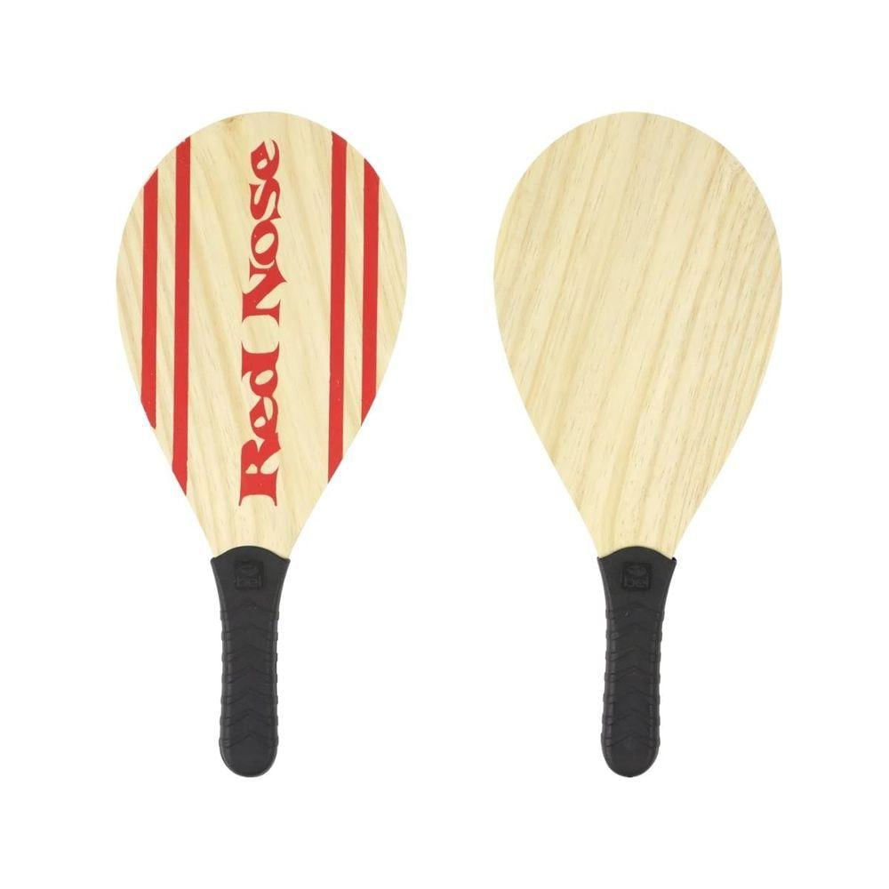 Raquete Frescobol Red Nose Com Bolinha - Bel Fix