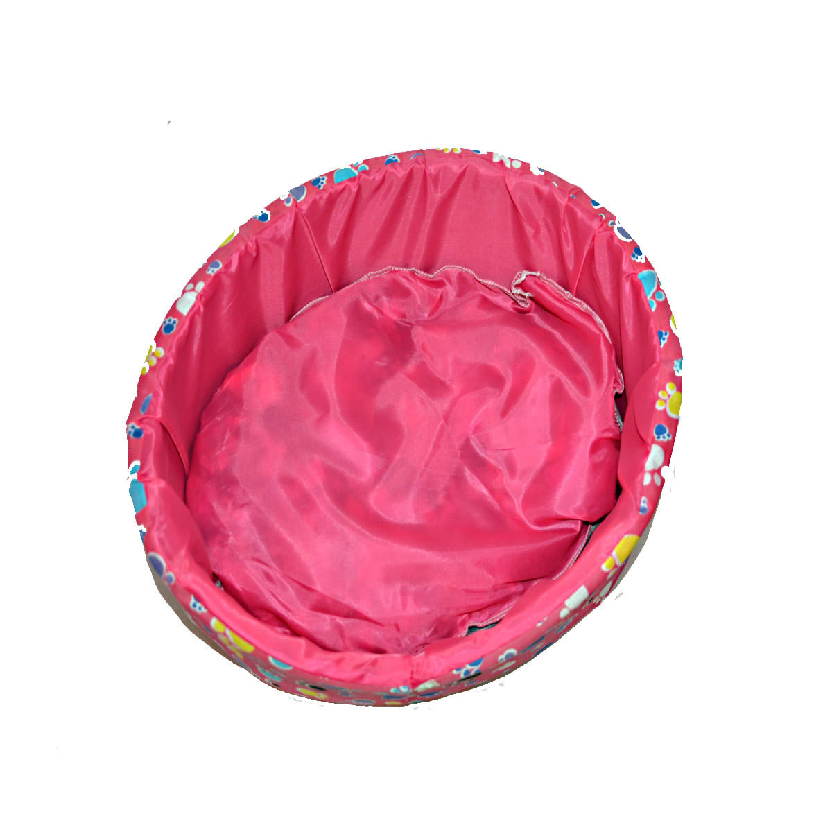 Cama Caminha para Pet Cachorro Gato Europa com Almofada Rosa XG