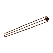 Kit 8 Pés De Metal 60 Cm Legs Mesa De Canto Aparador Bronze
