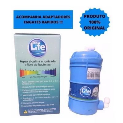 Purificador De Água Gelada Flex He Top Life Ph Alcalino Cor Vermelho 220v